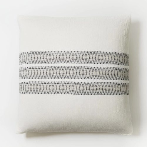 Lost Coast Organic Duvet Cover | Soft White w/Deep Graphite