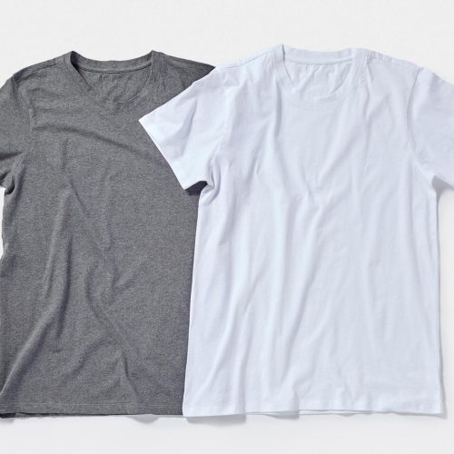 Men’s Organic Knit Short Sleeve Tee | Charcoal Heather