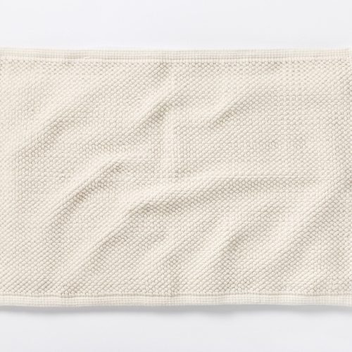 Pebbled Organic Bath Rug | Undyed