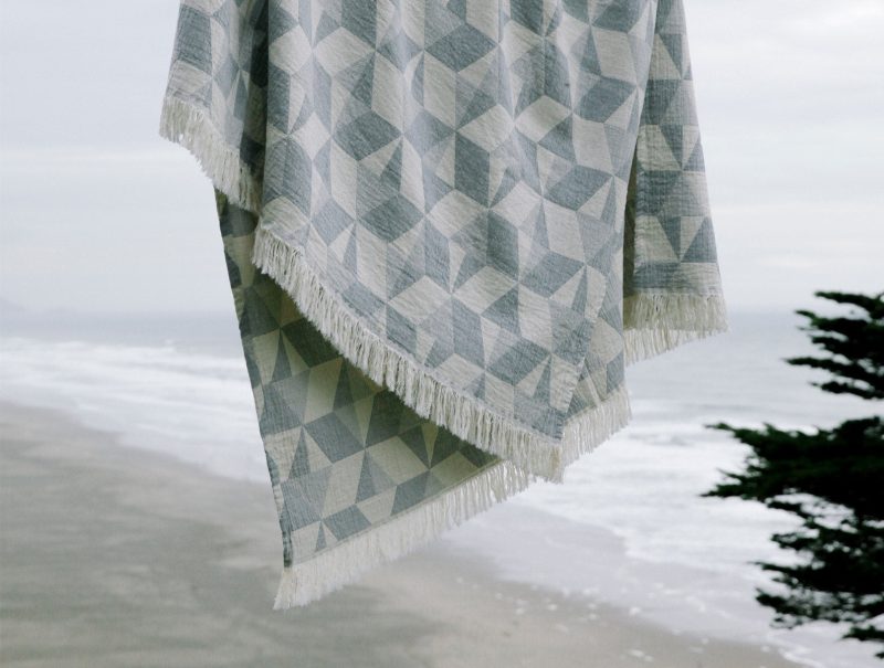 Pismo Organic Throw | Lake