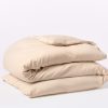 Cloud Soft Organic Sateen Duvet Cover | Chai