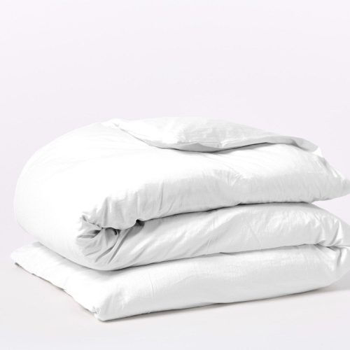 Cloud Soft Organic Sateen Duvet Cover | Alpine White