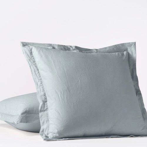 Cloud Soft Organic Sateen Sham | Pale Ocean