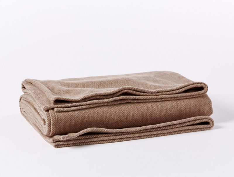 Sequoia Washable Organic Cotton & Wool Blanket | Sandalwood