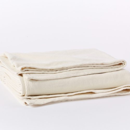 Sequoia Washable Organic Cotton & Wool Blanket | Undyed