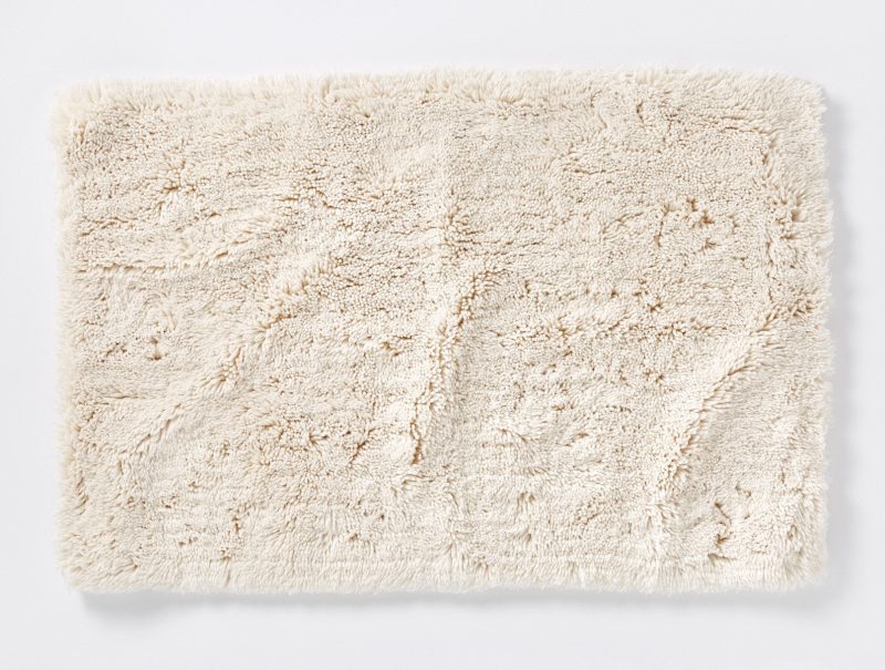 Shag Organic Bath Rug | Undyed