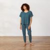 Women's Solstice Organic Boxy Tee | Aegean