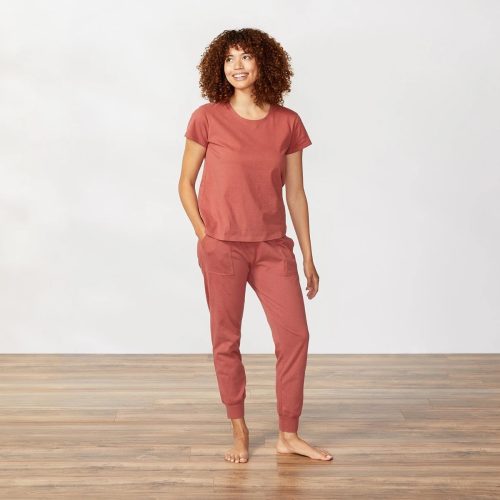 Women’s Solstice Organic Short Sleeve Crew | Rosehip