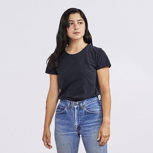 Women’s Solstice Organic Short Sleeve Crew | Deep Graphite