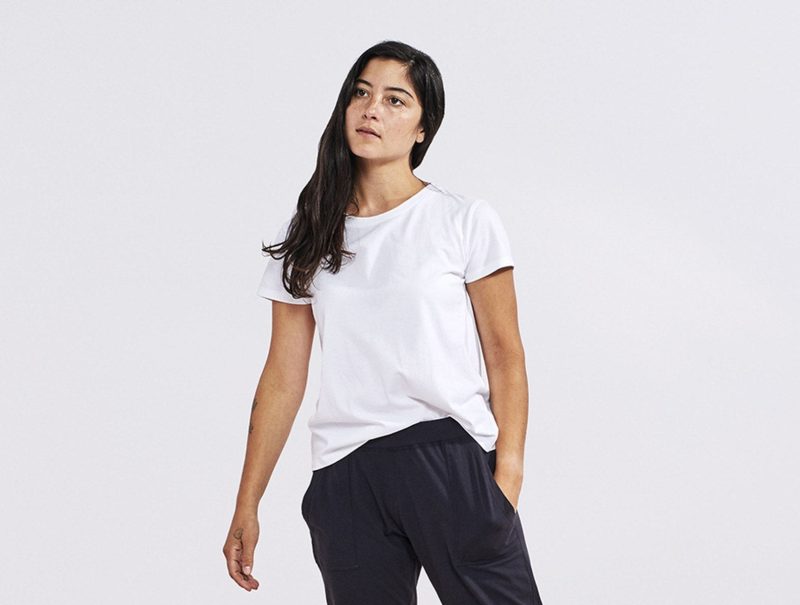 Women’s Solstice Organic Short Sleeve Crew | Alpine White