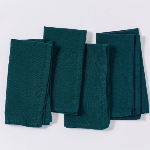 Sonoma Textured Organic Napkins | Deep Ocean