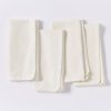 Sonoma Textured Organic Napkins | Soft White