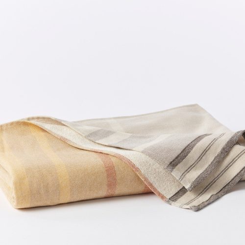 Tomales Organic Beach Towel | Walnut/Hazel Ombre