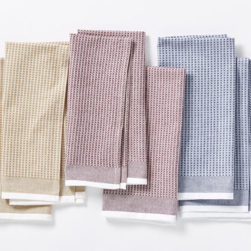 Organic Waffle Kitchen Towels, Set of 6 | Coastal