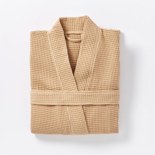 Unisex Organic Waffle Robe | Coyuchi Cotton