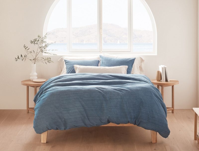 Precita Organic Duvet Cover | Oceana