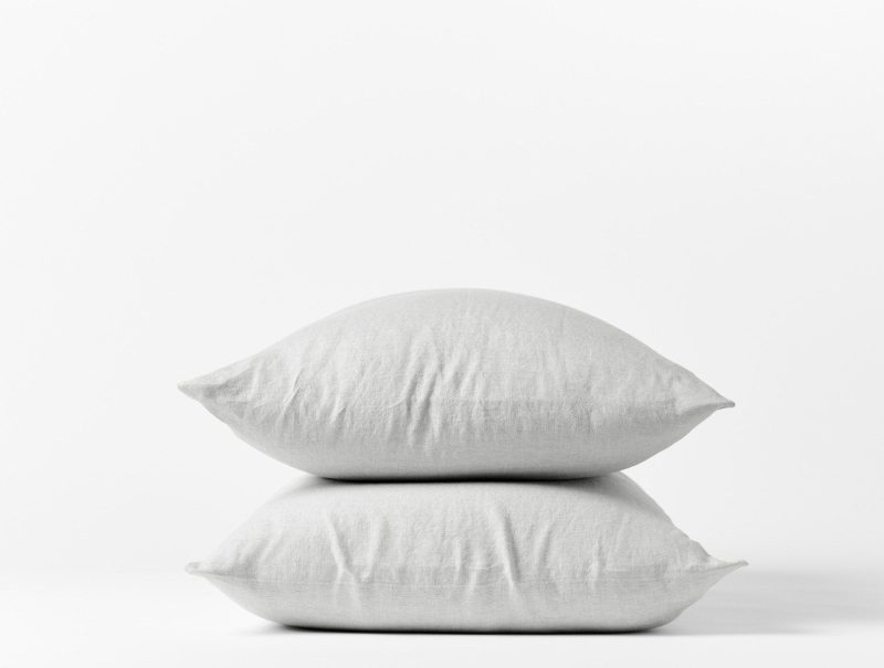 Organic Relaxed Linen Pillowcases | Fog