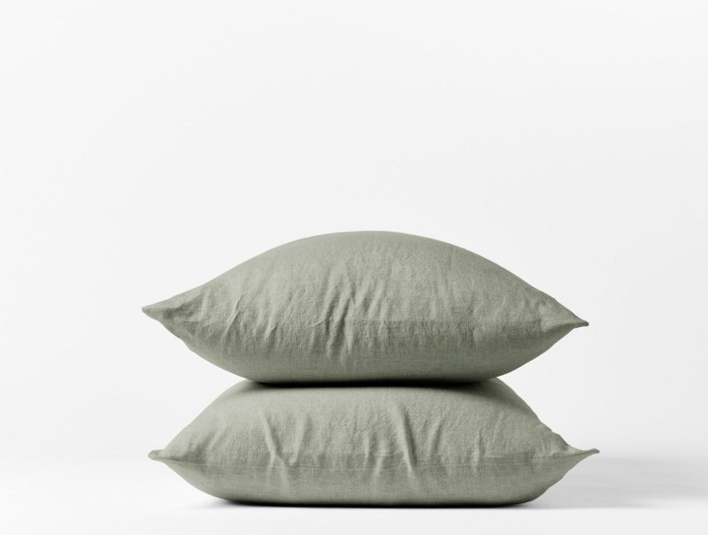 Organic Relaxed Linen Pillowcases | Laurel