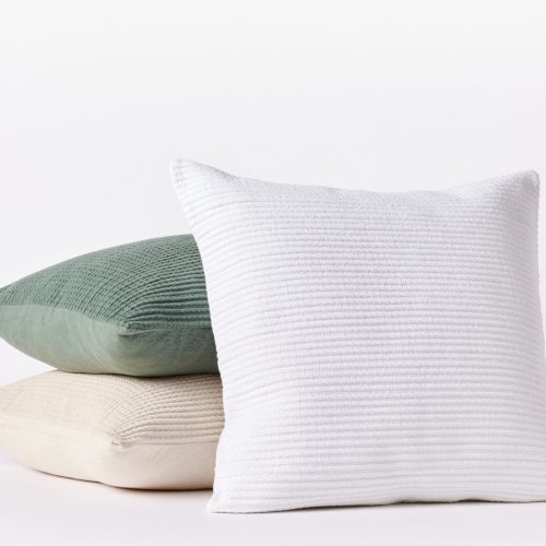 Marshall Organic Pillow Cover | Alpine White