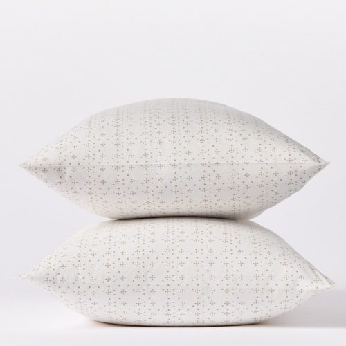 Organic Print Percale Sheets | Fawn Dot