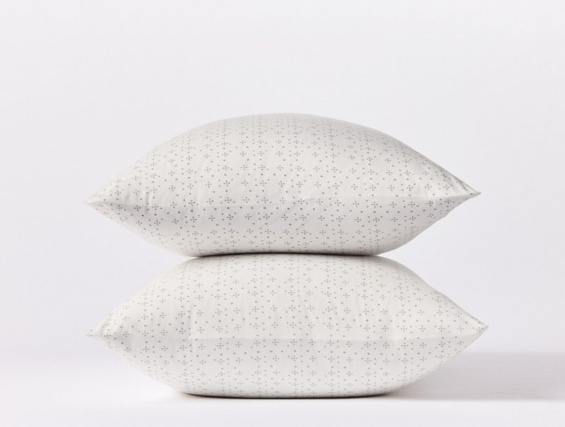 Organic Print Percale Sheets | Fossil Dot